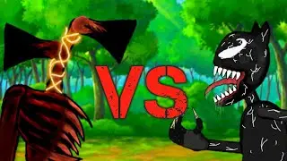 Сиреноголовый Против Мультивенокот "Sirenhead vs Cartoon venom cat" ( рисуем мультфильм 2)