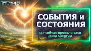 СОБЫТИЯ и СОСТОЯНИЯ/ как сейчас проявляются наши энергии/