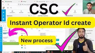 Instant CSC operator id Created Live proof 2023/How to create CSC operator Id in india 2023/ Latest