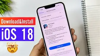 Download And Install iOS 18 Beta | How To Install ios 18 Beta | How To Download iOS 18 Beta |