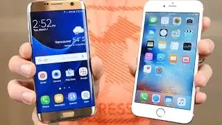 Samsung Galaxy S7 Edge vs iPhone 6S Plus - Durability Drop Test!
