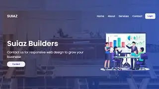 Responsive Website Landing Page Design |  Only Using CSS & HTML