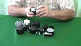 Колеса с фиксатором для мебели