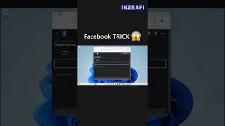 Unknown Trick to EASILY create Facebook Group - 2024 | in2Rafi