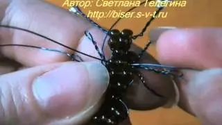 Бабочка из бисера