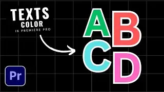 How To Change Text Color In Premiere Pro 2024 | Adobe Tutorials