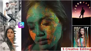 Five picsart creative editing | picsart photo editing | picsart editing new style