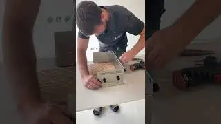Нанесение плиточного клея клейбоксом