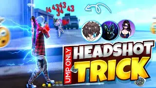 Ready, Aim, FIRE! Secret God Level Ump Headshot Tricks 🤯 [ Setting + Dpi + Hud ] 📲 💕