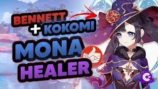✅BENNETT + KOKOMI = MONA HEALER 😱💦- Genshin Impact