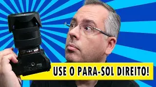O para-sol da sua lente é mais útil do que você imagina
