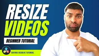 How to Resize Video Clips & Images in Davinci Resolve 17 (Beginner Tutorial)
