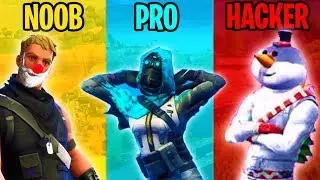 NOOB vs PRO vs HACKER - Fortnite Battle Royale