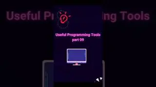 Useful Programming Tools part 09 