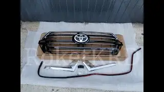 Решетка Toyota Land Cruiser 200 с 16г Черная