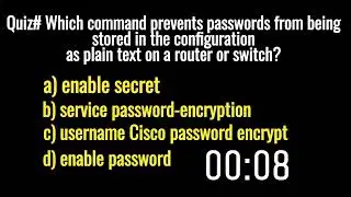 Quiz# CCNA