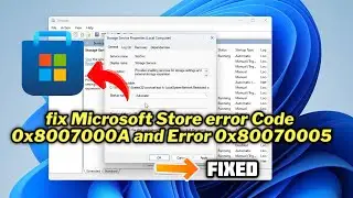 (FIXED) Microsoft Store error 0x8007000A and Error 0x80070005 | 2024