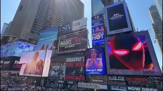 Spider-Man: Across The Spider-Verse Ad in Times Square