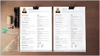 How to make resume/CV Design - PDFelement Pro