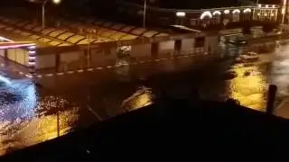 Ливень в Харькове 30.06.2016 / Град / Дождь / Гроза / Потоп