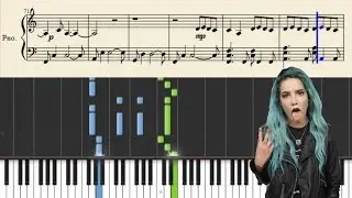 Halsey - Drive - Piano Tutorial + Sheets