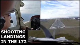 Cessna 172 Touch-and-go Plus full stop landing