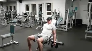 Incline Bench DB Curls - DC FIT