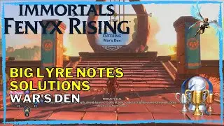 Immortals Fenyx Rising - Big Lyre Notes Solutions [War's Den]