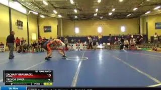 Junior Men 182 Zachary Braunagel Illinois Vs Trevor Swier Illinois