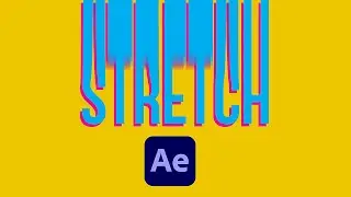 [FREE TEMPLATE] - Stretch Text Animation - After Effects Tutorial