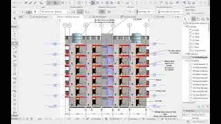 How to create elevations and building section in Archicad 25.Part B