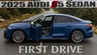 FIRST DRIVE! 2025 AUDI S5 SEDAN TFSI - All details, launches, sounds & much more