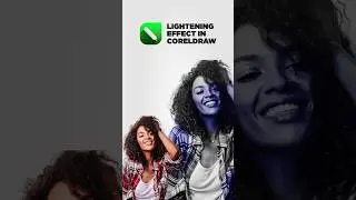 How To Use Lighting Effects In Coreldraw To Make Your Designs Pop. #short # #beginners #trending