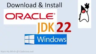 Setup Oracle JDK 22 on Windows Step by Step