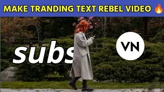 vn app me text reveal video kaise banaye | text reveal in vn editor | #vn