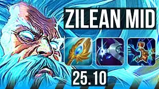 ZILEAN vs CHO'GATH (MID) | 8/2/30, 40k DMG | KR Diamond | 25.10