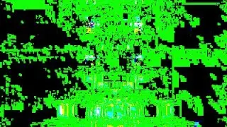 Free Glitch Transition Overlay - Green Screen Blue