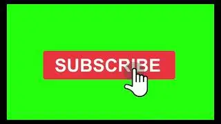 New 3D Animation Subscribe Button | Green Screen Subscribe Button | Subscribe Button (NO COPYRIGHT)