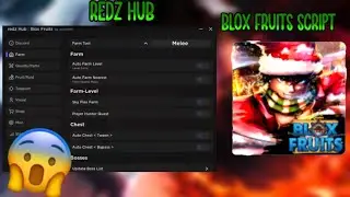 Blox Fruits Script Redz Hub top 2 most op hub | AutoFarm | Anti-Detect farming | Roblox| NixScripts