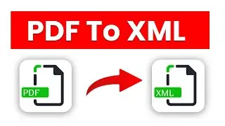 How to Convert PDF to XML