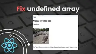 Fix Undefined Array in React