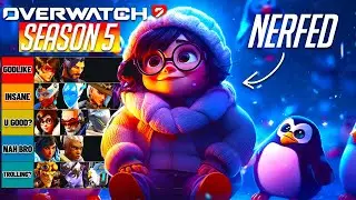 BEST And WORST DPS To Play In Season 5 Overwatch 2 (Tier list)
