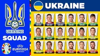 UKRAINE SQUAD EURO 2024 | UKRAINE SQUAD DEPTH EURO 2024 | UEFA EURO 2024 GERMANY