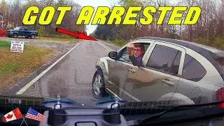 INSANE ROAD RAGER BRAKE CHECKS AND RUNS CAR INTO A TREE