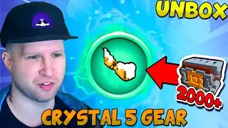 MY FIRST CRYSTAL 5 IN TROVE | Unboxing Over 2000 Gearcrafter's Vault Boxes