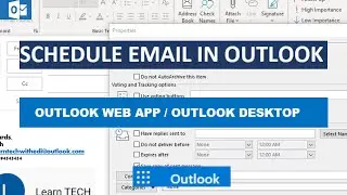 Schedule an Email in Outlook