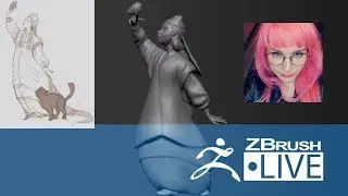 [RU] Alina Ivanchenko - Создание стилизованного персонажа в ZBrush с нуля - Episode 2