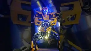 Трансформер Бамблби из металла. Transformer Bumblebee Transformer made of metal