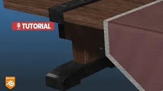 How to model and texture a medieval table in Blender 4.1 | Tutorial #Texturing #3DModeling