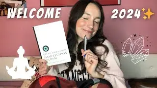 WELCOMING 2024!!✨| Let's plan & manifest together! (vison board, journaling, goals, etc.)